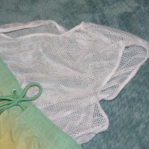 Uzzi | Men's multicolor board shorts pink yellow green - Picture 2 of 7